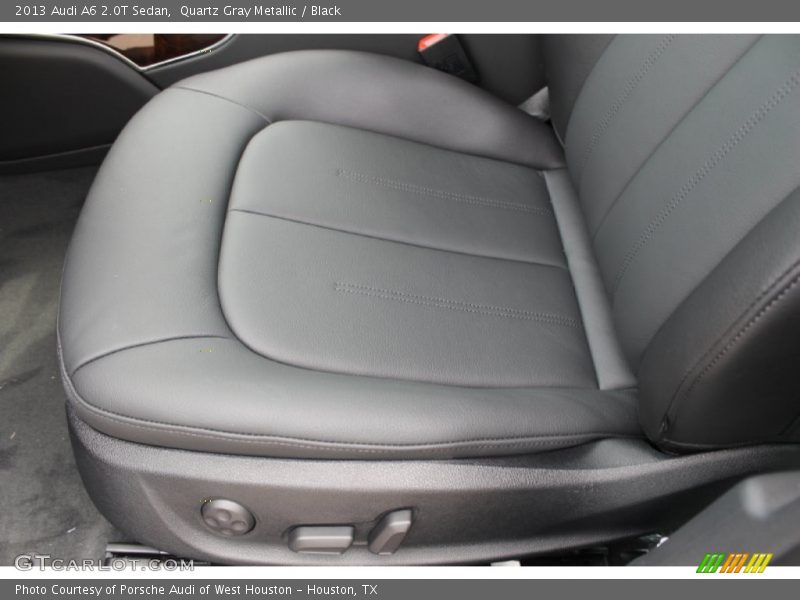 Quartz Gray Metallic / Black 2013 Audi A6 2.0T Sedan