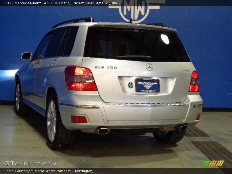 Iridium Silver Metallic / Black 2012 Mercedes-Benz GLK 350 4Matic