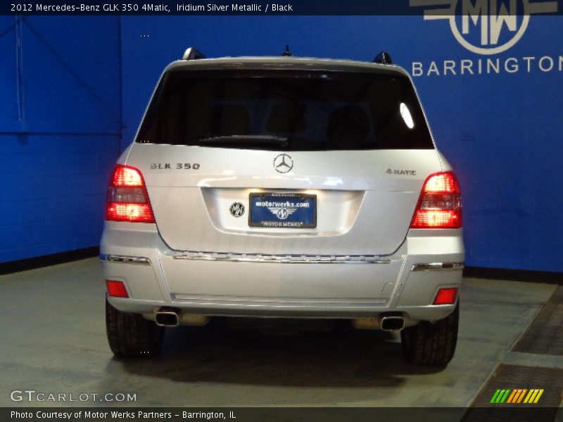 Iridium Silver Metallic / Black 2012 Mercedes-Benz GLK 350 4Matic