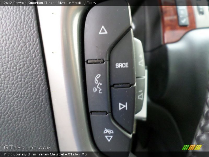 Silver Ice Metallic / Ebony 2012 Chevrolet Suburban LT 4x4