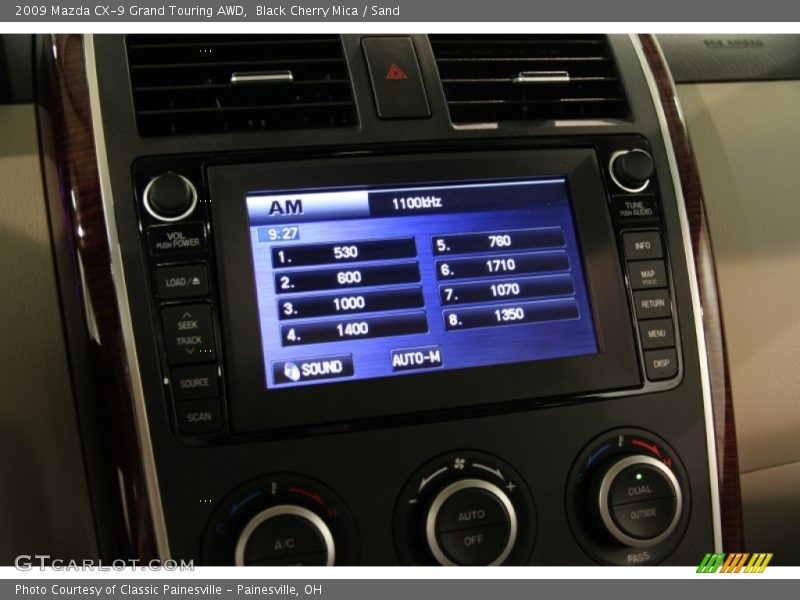 Audio System of 2009 CX-9 Grand Touring AWD