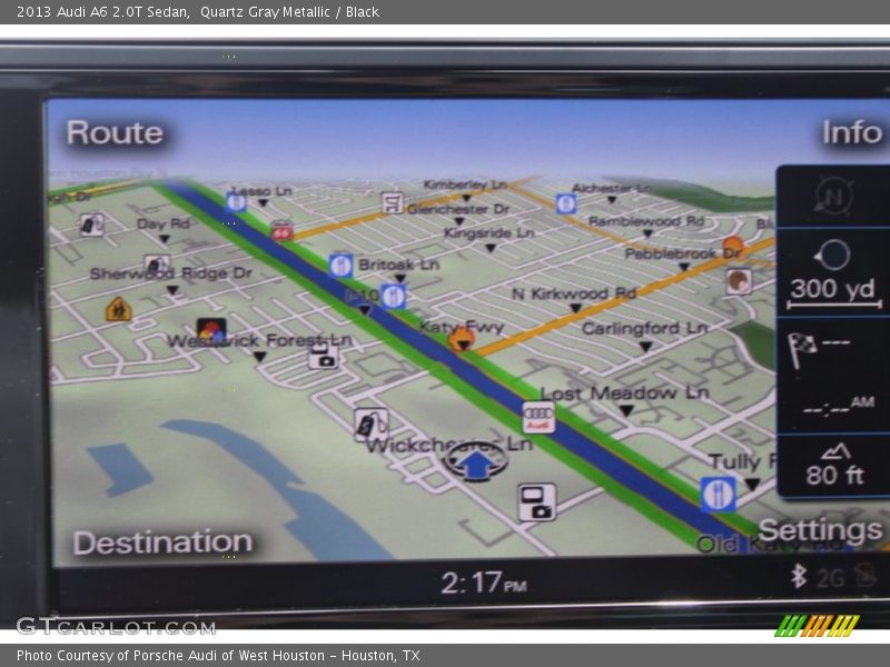 Quartz Gray Metallic / Black 2013 Audi A6 2.0T Sedan