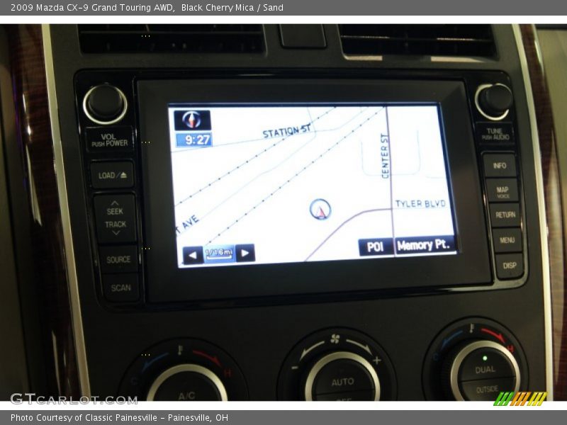 Navigation of 2009 CX-9 Grand Touring AWD