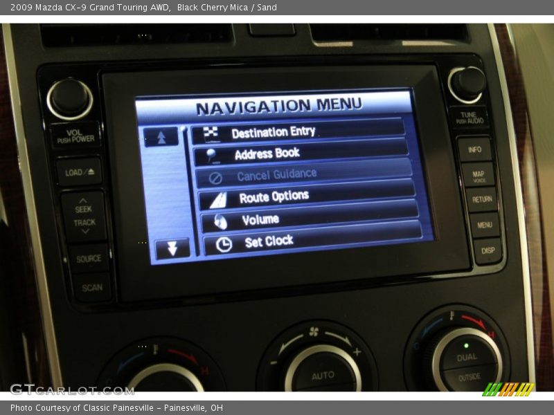 Black Cherry Mica / Sand 2009 Mazda CX-9 Grand Touring AWD