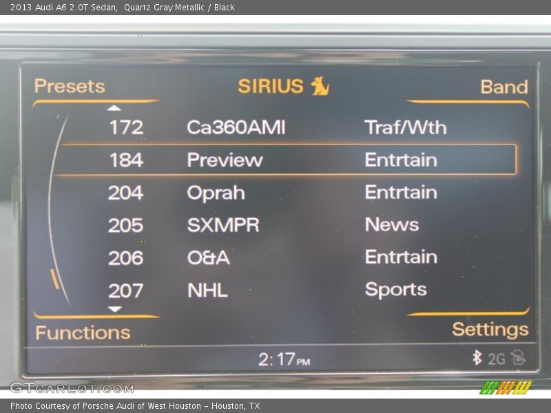 Quartz Gray Metallic / Black 2013 Audi A6 2.0T Sedan