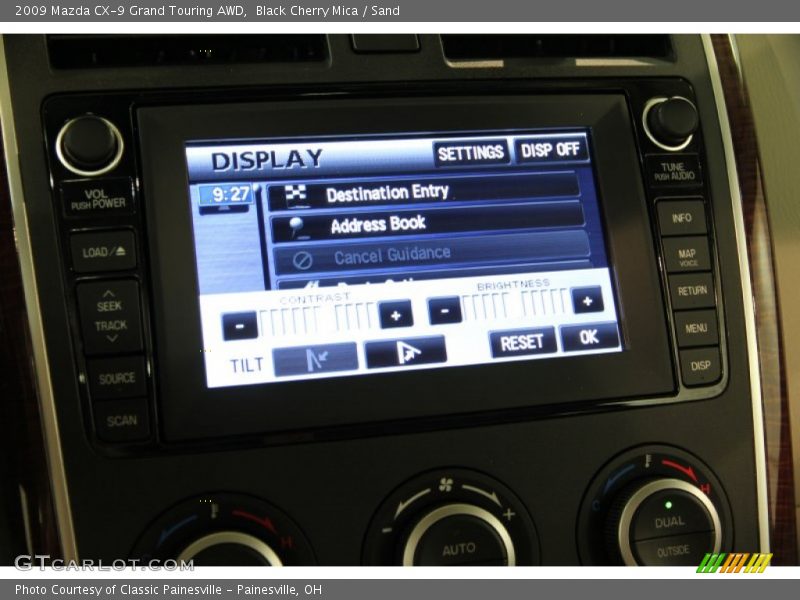 Black Cherry Mica / Sand 2009 Mazda CX-9 Grand Touring AWD