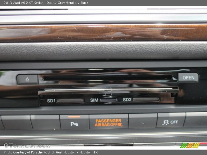 Quartz Gray Metallic / Black 2013 Audi A6 2.0T Sedan