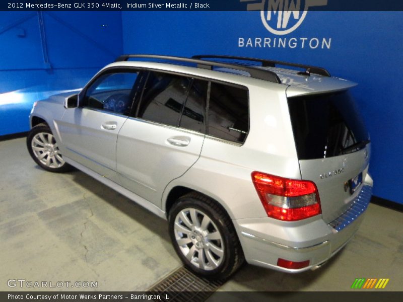 Iridium Silver Metallic / Black 2012 Mercedes-Benz GLK 350 4Matic