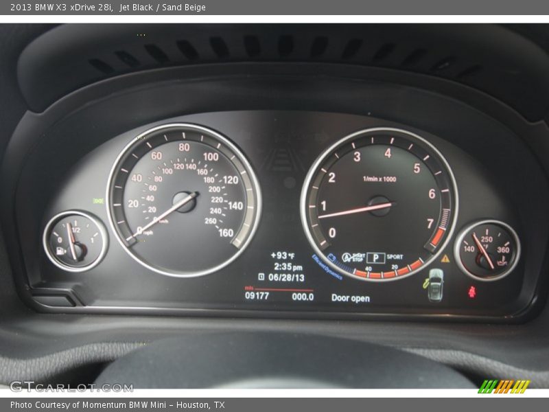 Jet Black / Sand Beige 2013 BMW X3 xDrive 28i