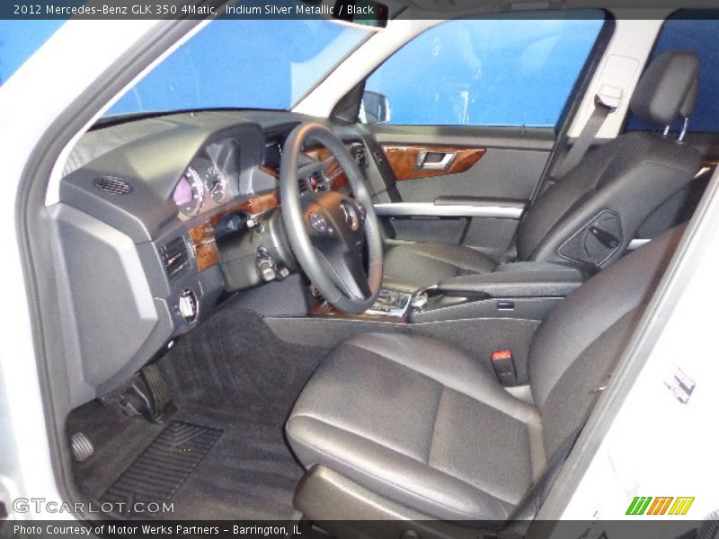 Iridium Silver Metallic / Black 2012 Mercedes-Benz GLK 350 4Matic