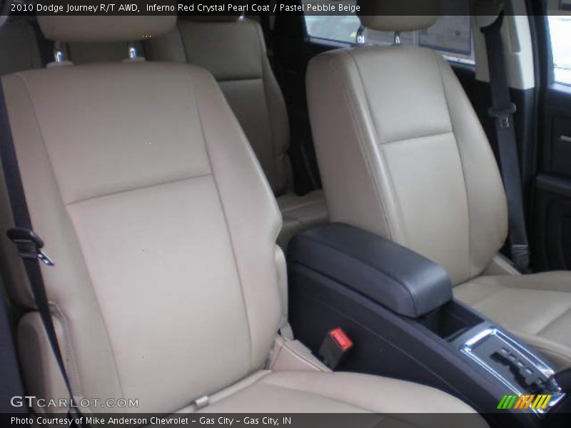 Inferno Red Crystal Pearl Coat / Pastel Pebble Beige 2010 Dodge Journey R/T AWD