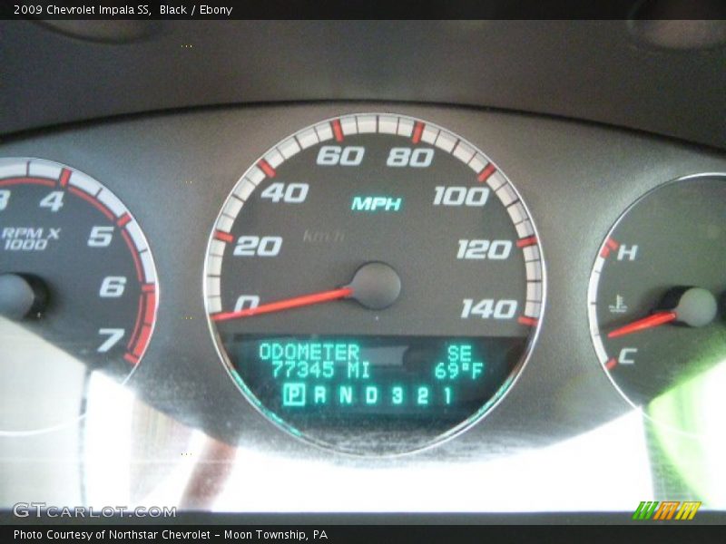 Black / Ebony 2009 Chevrolet Impala SS