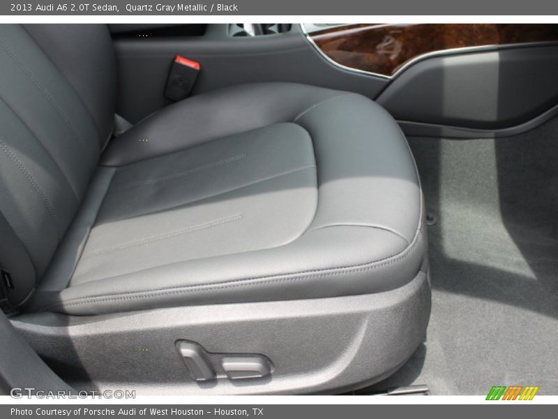 Quartz Gray Metallic / Black 2013 Audi A6 2.0T Sedan