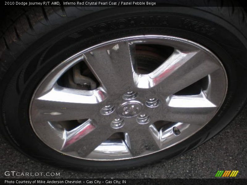 Inferno Red Crystal Pearl Coat / Pastel Pebble Beige 2010 Dodge Journey R/T AWD