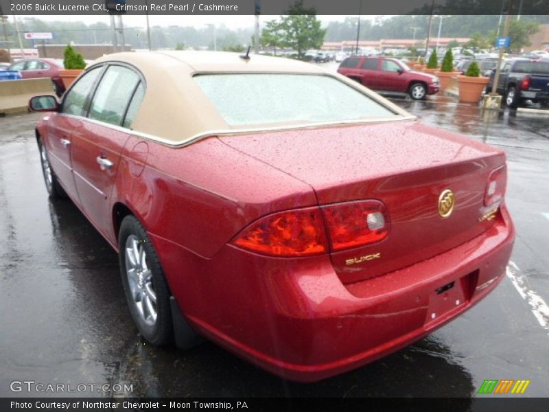 Crimson Red Pearl / Cashmere 2006 Buick Lucerne CXL
