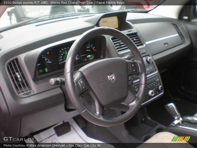Inferno Red Crystal Pearl Coat / Pastel Pebble Beige 2010 Dodge Journey R/T AWD