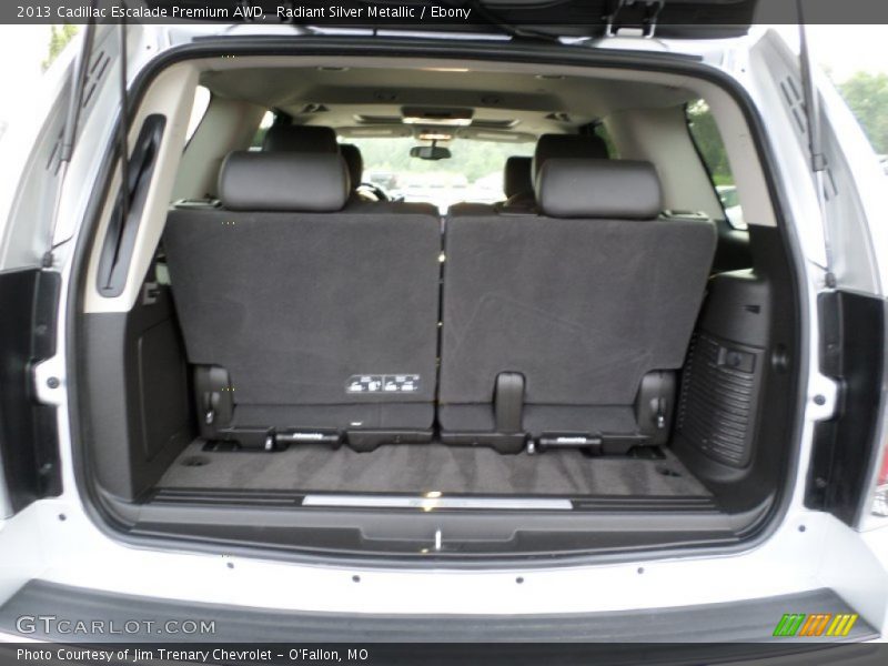 Radiant Silver Metallic / Ebony 2013 Cadillac Escalade Premium AWD
