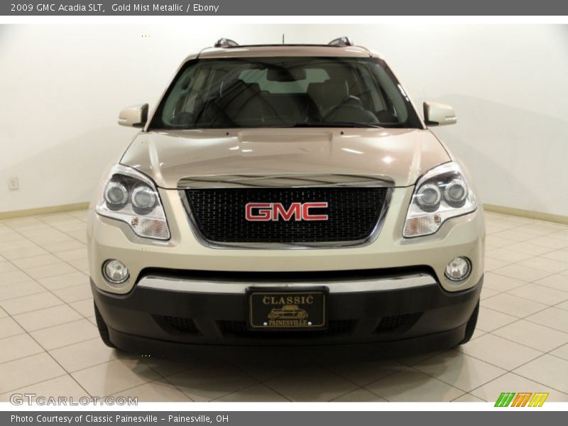 Gold Mist Metallic / Ebony 2009 GMC Acadia SLT