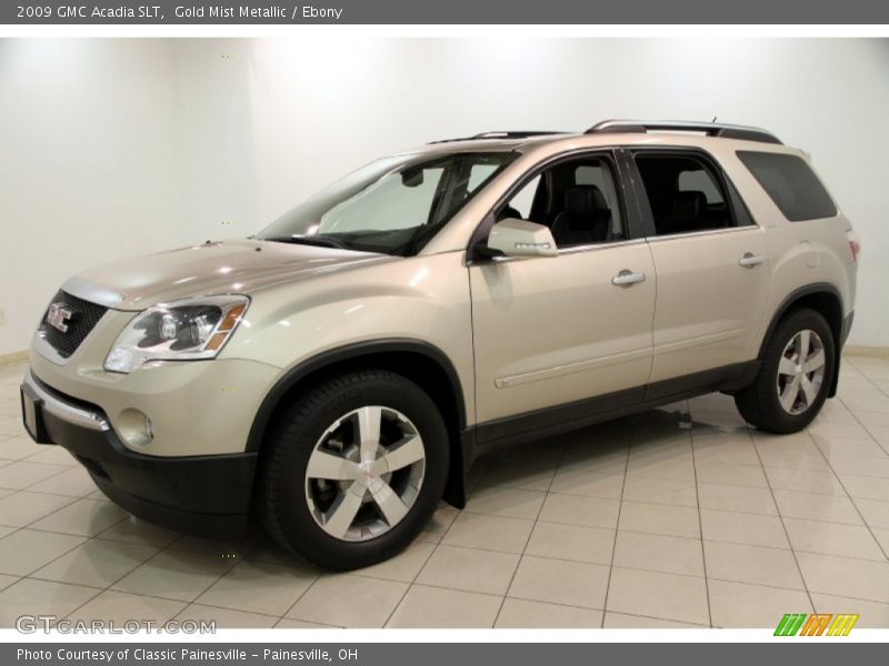 Gold Mist Metallic / Ebony 2009 GMC Acadia SLT