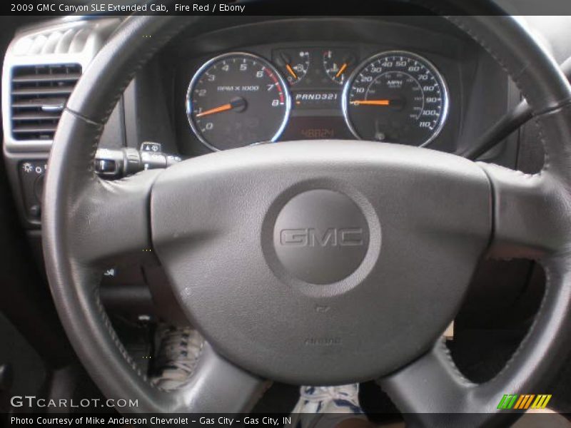 Fire Red / Ebony 2009 GMC Canyon SLE Extended Cab