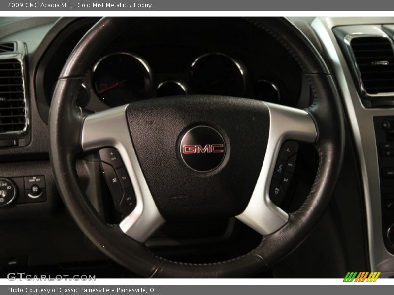 Gold Mist Metallic / Ebony 2009 GMC Acadia SLT