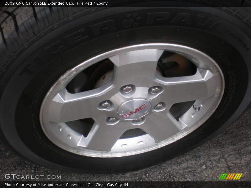 Fire Red / Ebony 2009 GMC Canyon SLE Extended Cab