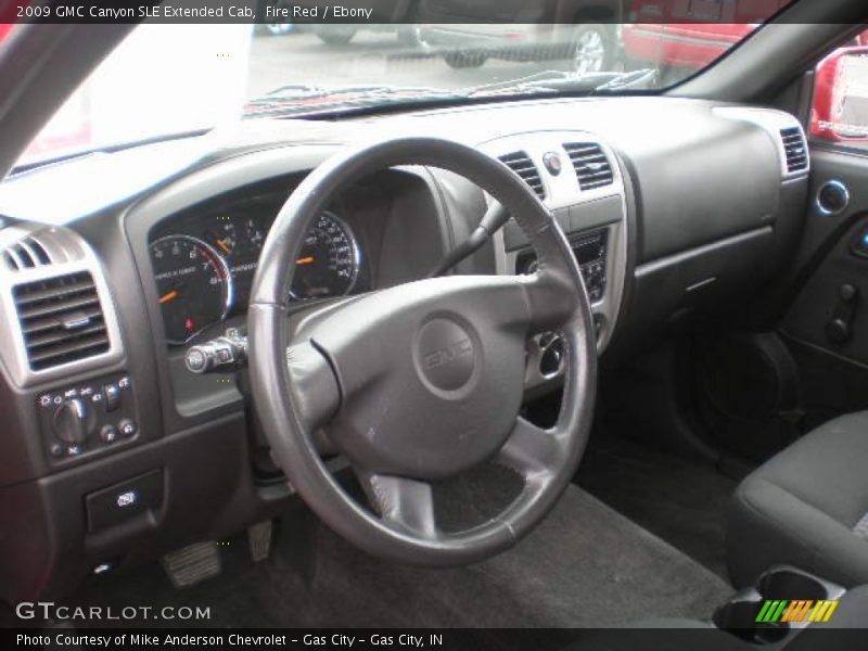 Fire Red / Ebony 2009 GMC Canyon SLE Extended Cab