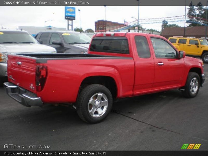 Fire Red / Ebony 2009 GMC Canyon SLE Extended Cab