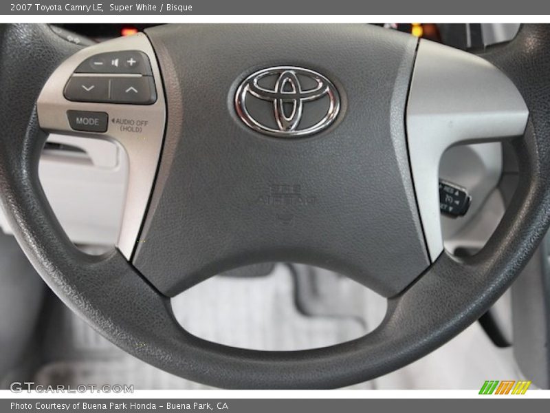 Super White / Bisque 2007 Toyota Camry LE