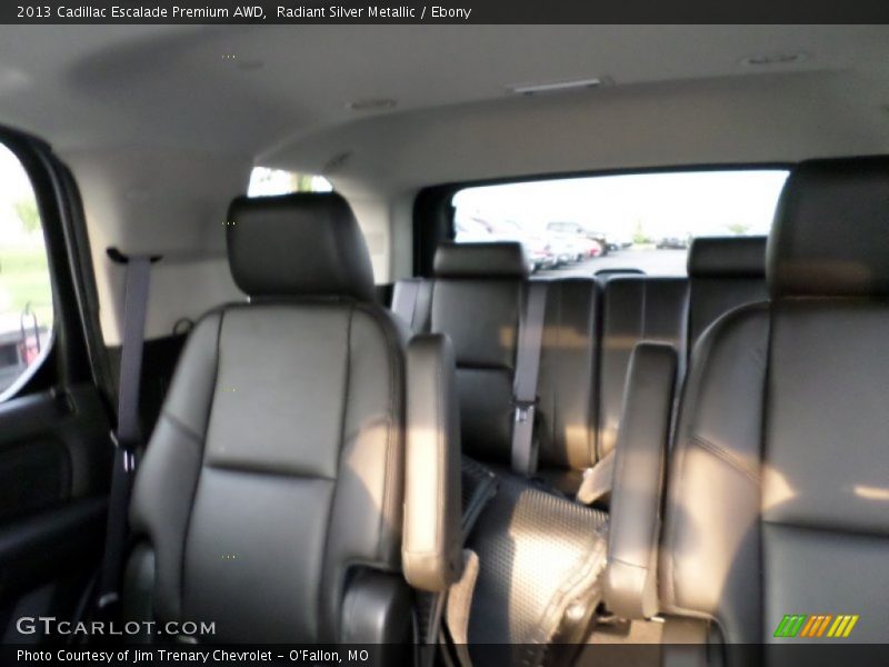 Radiant Silver Metallic / Ebony 2013 Cadillac Escalade Premium AWD