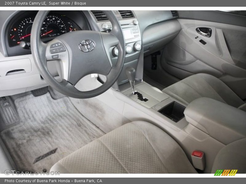 Super White / Bisque 2007 Toyota Camry LE