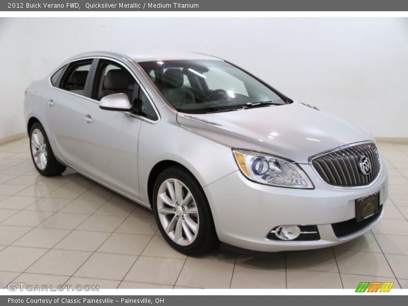 Quicksilver Metallic / Medium Titanium 2012 Buick Verano FWD