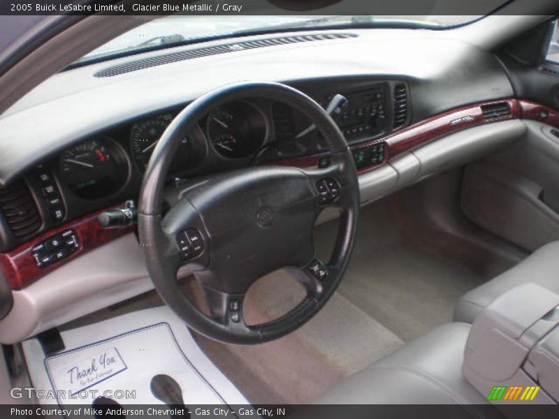 Glacier Blue Metallic / Gray 2005 Buick LeSabre Limited