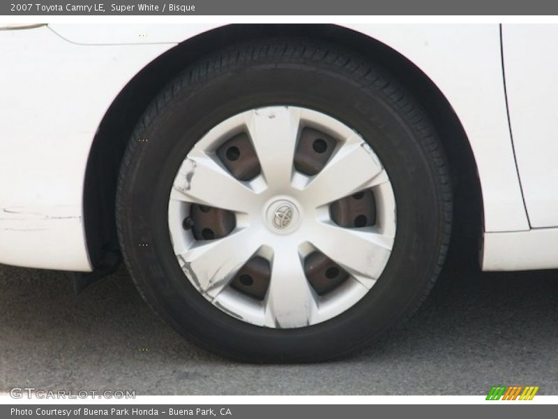 Super White / Bisque 2007 Toyota Camry LE