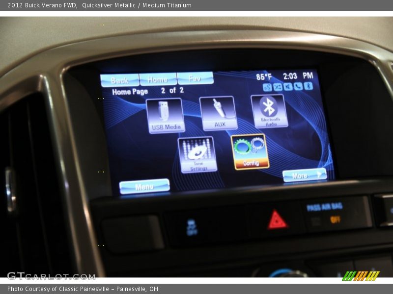Quicksilver Metallic / Medium Titanium 2012 Buick Verano FWD
