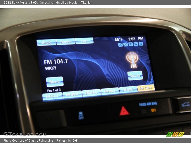 Quicksilver Metallic / Medium Titanium 2012 Buick Verano FWD