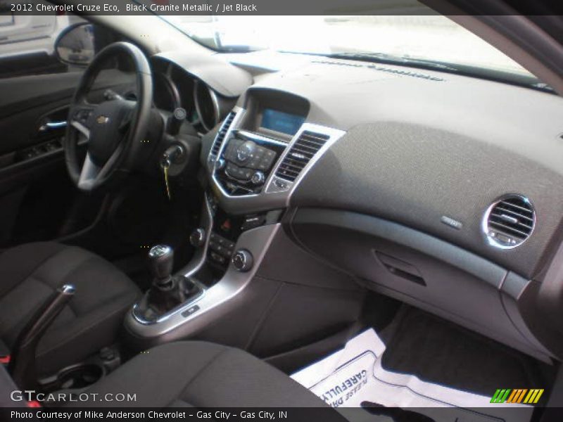 Black Granite Metallic / Jet Black 2012 Chevrolet Cruze Eco