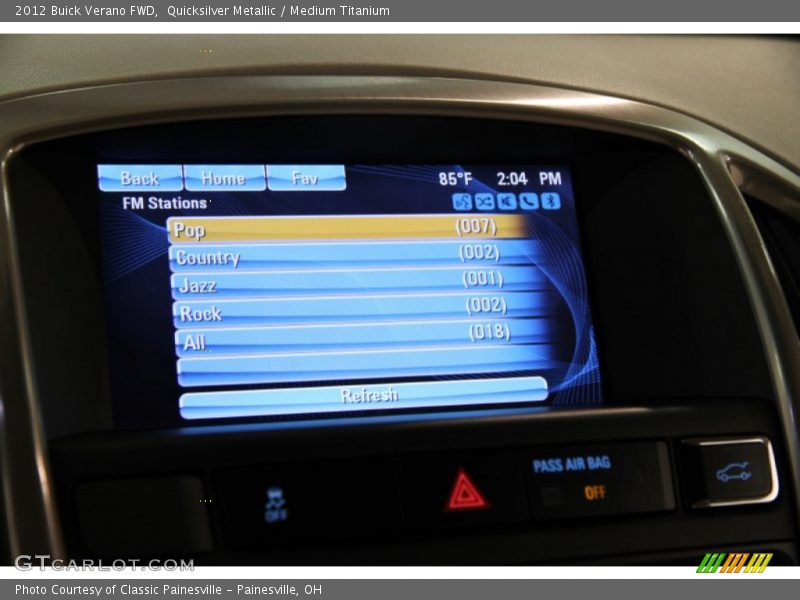 Quicksilver Metallic / Medium Titanium 2012 Buick Verano FWD