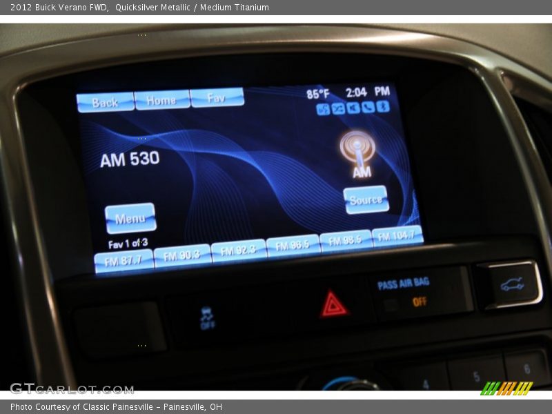 Quicksilver Metallic / Medium Titanium 2012 Buick Verano FWD