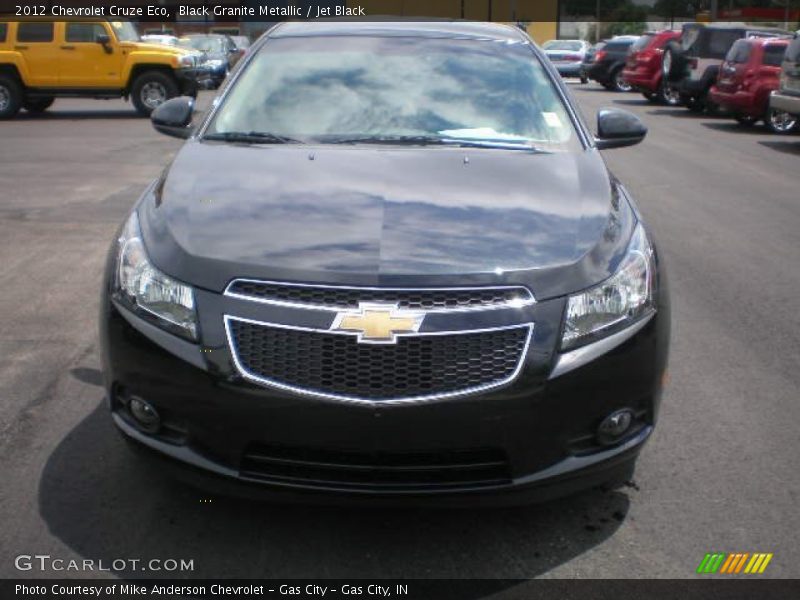 Black Granite Metallic / Jet Black 2012 Chevrolet Cruze Eco
