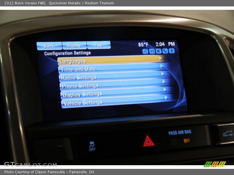 Quicksilver Metallic / Medium Titanium 2012 Buick Verano FWD