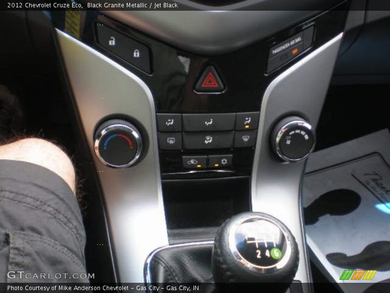 Black Granite Metallic / Jet Black 2012 Chevrolet Cruze Eco
