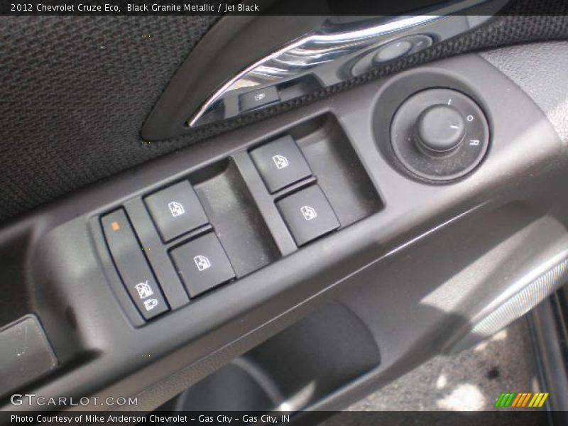Black Granite Metallic / Jet Black 2012 Chevrolet Cruze Eco