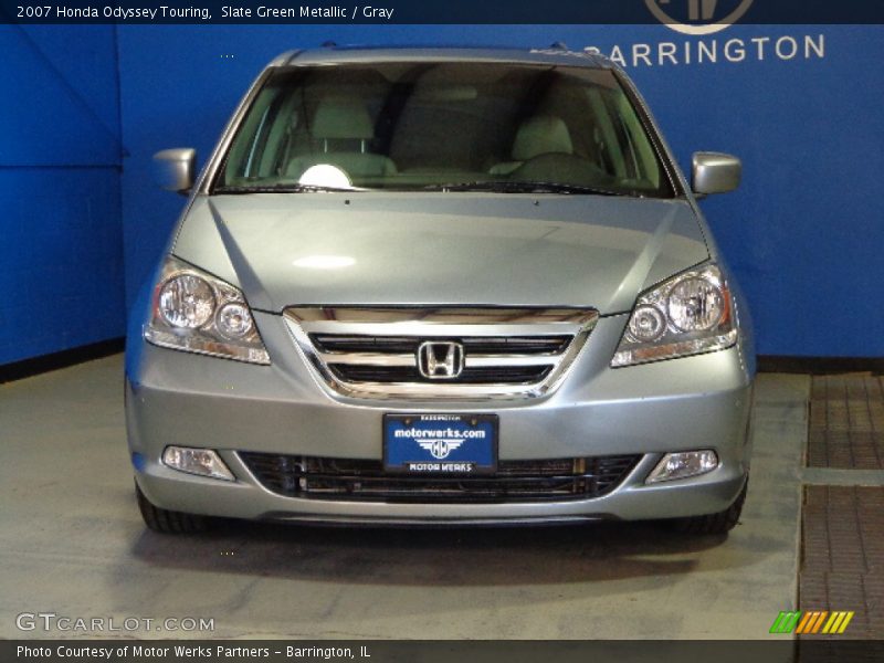 Slate Green Metallic / Gray 2007 Honda Odyssey Touring