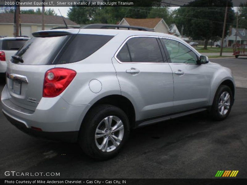 Silver Ice Metallic / Jet Black/Light Titanium 2010 Chevrolet Equinox LT