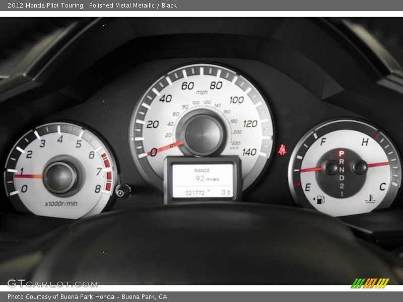 Polished Metal Metallic / Black 2012 Honda Pilot Touring