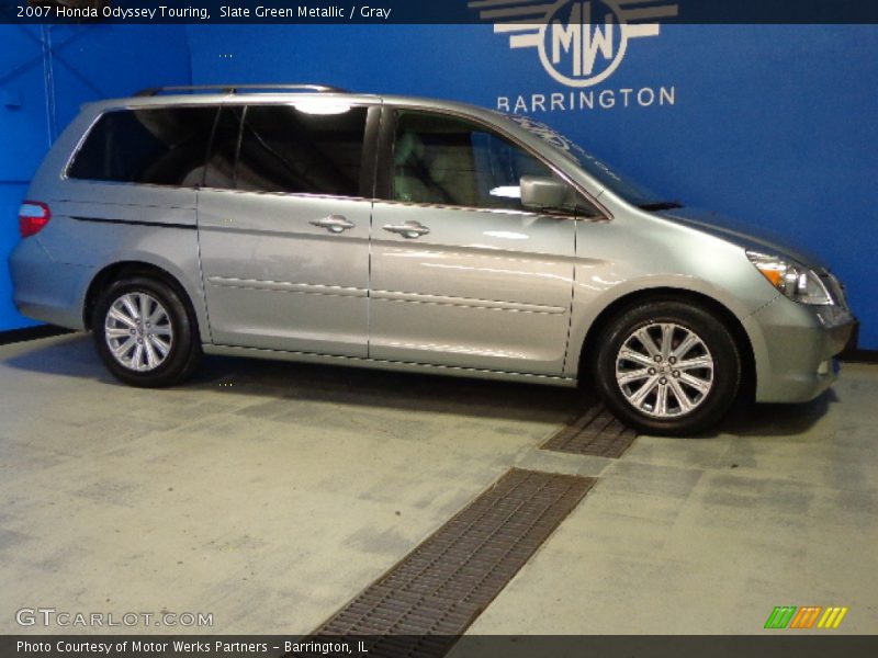 Slate Green Metallic / Gray 2007 Honda Odyssey Touring
