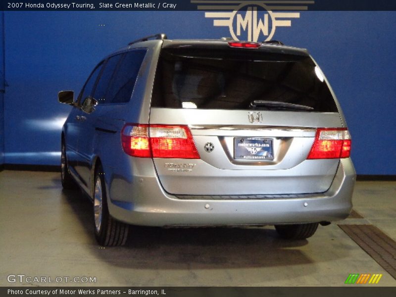 Slate Green Metallic / Gray 2007 Honda Odyssey Touring