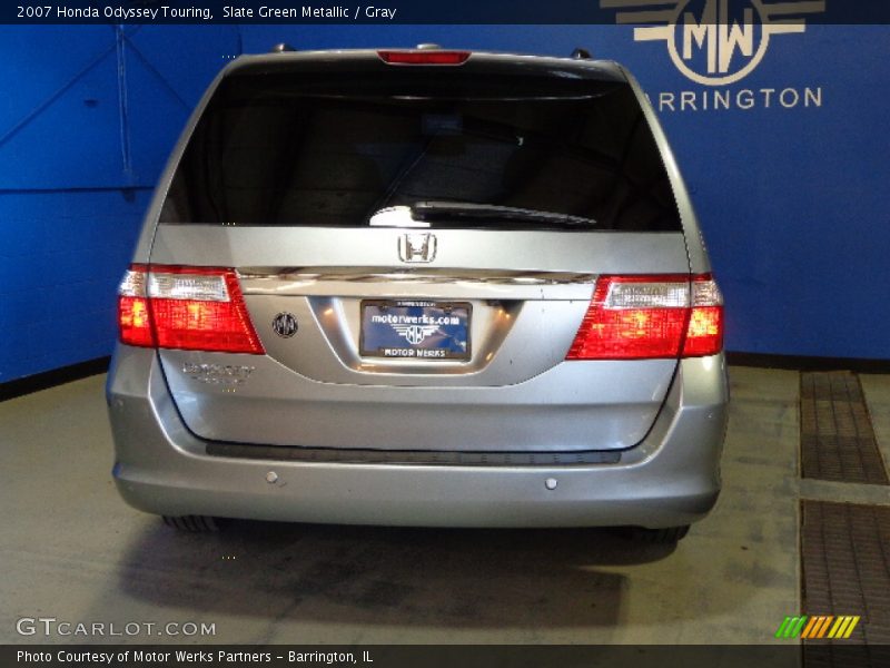 Slate Green Metallic / Gray 2007 Honda Odyssey Touring