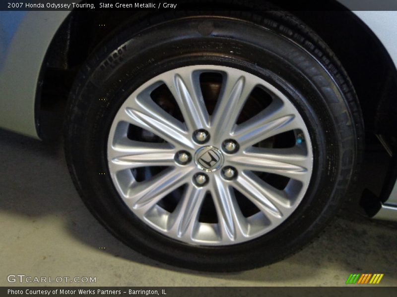 Slate Green Metallic / Gray 2007 Honda Odyssey Touring